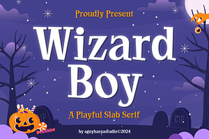 Wizard Boy, a Serif Font by agnyhasyastudio