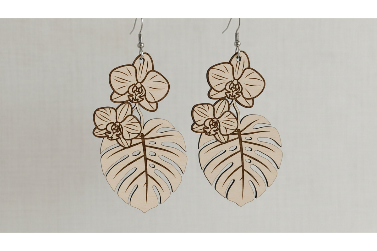 Botanical Earring SVG Set, a Graphic by musafir_fashion (Photo 8 of 11)