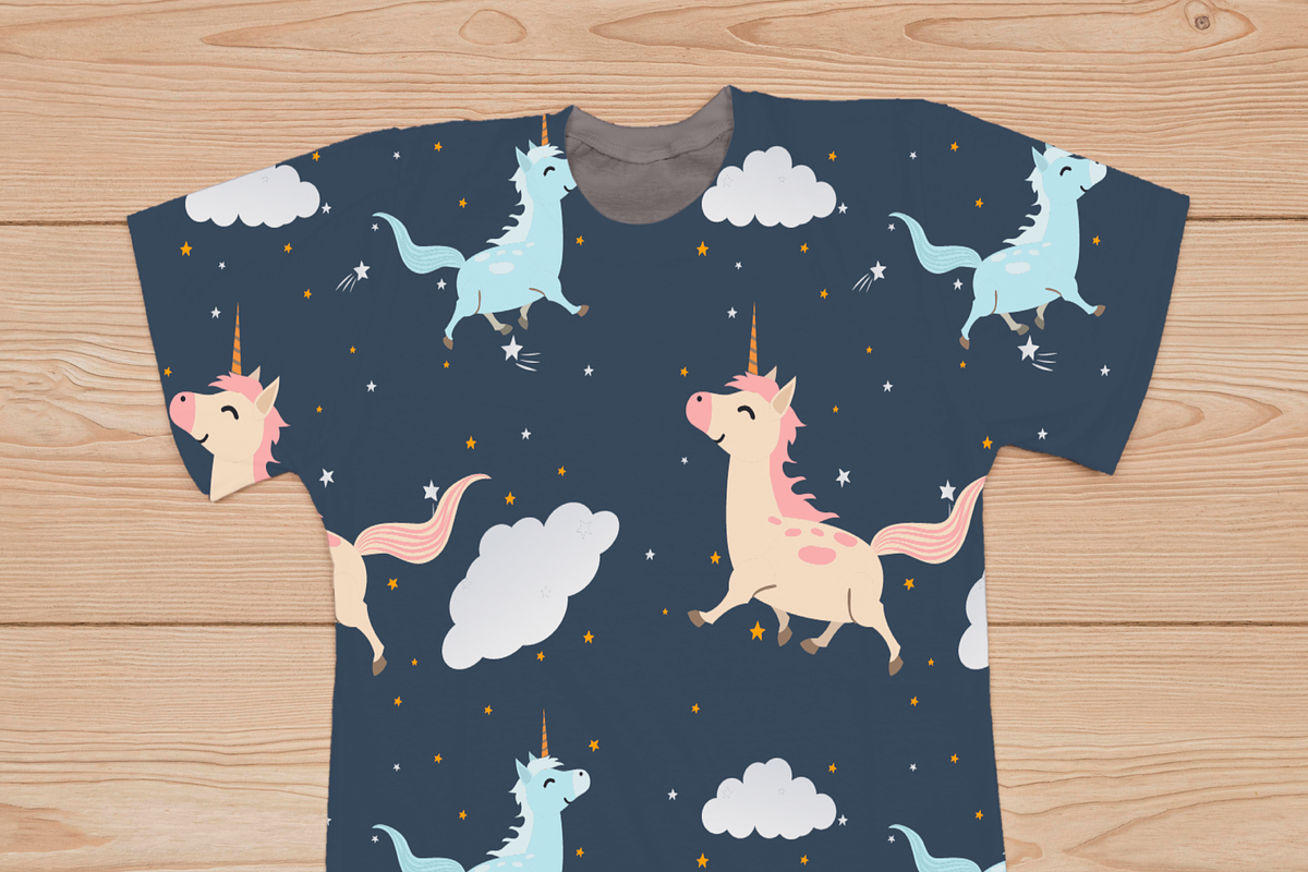 Legendary Unicorn Seamless Patterns, a Pattern Graphic by Dz Akali (Photo 3 of 7)