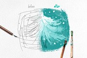 Old Brushes for Illustrator, a Brush Add-On by Mazheika Store (Thumbnail 3 of 9)