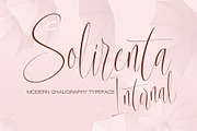 Solirenta Internal, a Script Font by pineungtype (Thumbnail 1 of 10)