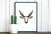 Strong Antlers Deer Roe Animal Logo, a Branding & Logo Template by jongcreative (Thumbnail 3 of 3)