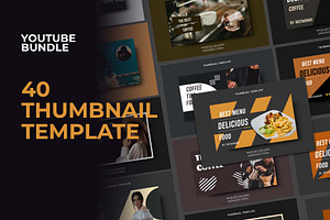 Bundle Thumbnail Youtube Template, a Social Media Template by Glowin_studio