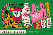 Trash friends, an Object Illustration by Twisted Tail (Thumbnail 1 of 7)