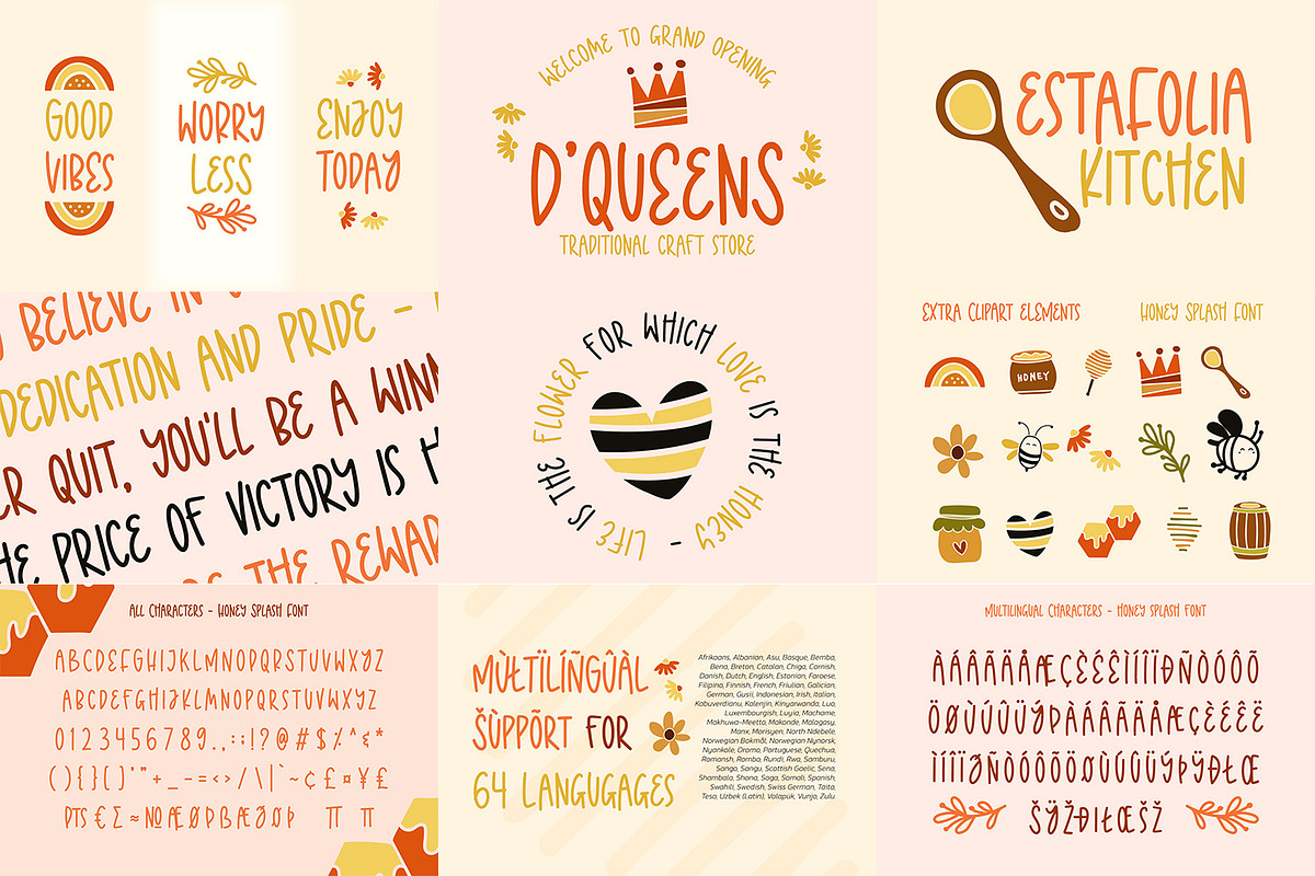 Adorable Font Bundle Vol 3, a Script Font by yumnatype (Photo 6 of 12)