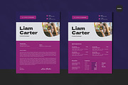 Resume/CV – Vol. 357, a Resume Template by kdadan. (Thumbnail 2 of 2)