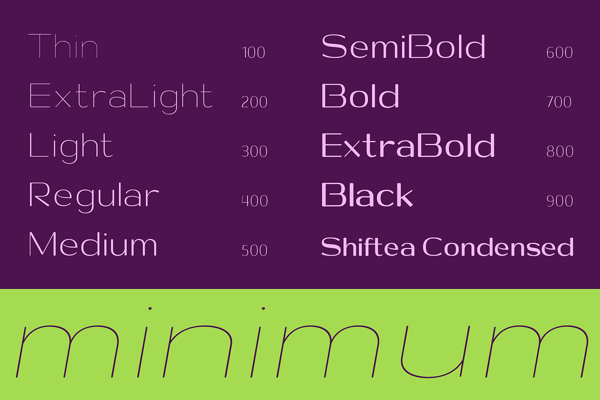 Shiftea, a Font by Matra Creative (Photo 5 of 15)