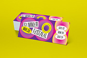 Summer Festival Ticket, a Card Template by graphicook (Thumbnail 3 of 3)