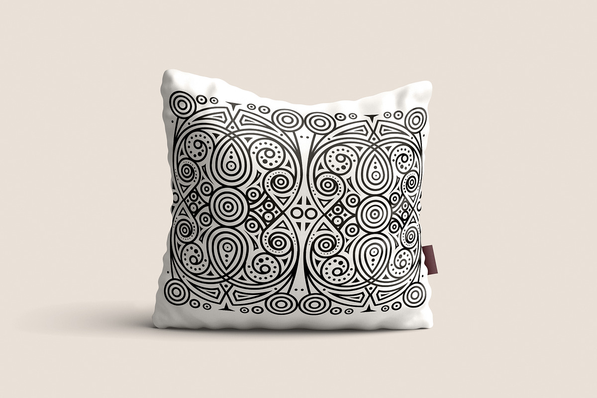 Abstract Lines Pattern (4 colors), a Pattern Graphic by ToozDesign (Photo 5 of 5)