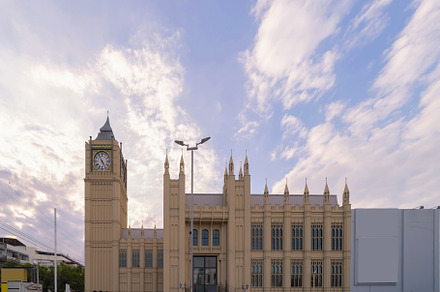 Big Ben, London Street in Bangkok City, Thailand in English conc, a Photo by Tampatra