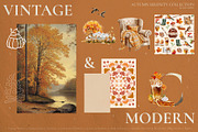 Autumn Serenity Watercolor Clipart, a Graphic by Julia Dreams (Thumbnail 5 of 12)