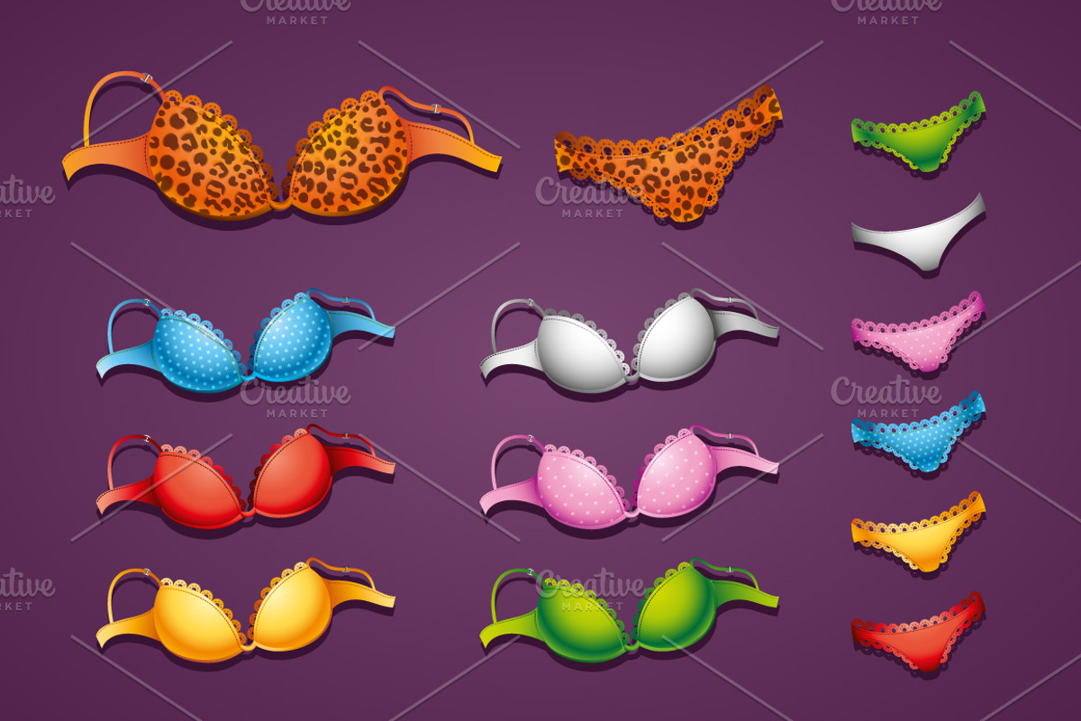 Women lingerie set, an Object Illustration by Artha Design Studio (Photo 2 of 2)