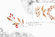 Watercolor Nature and Birds set, an Illustration by Alamella (Thumbnail 7 of 13)