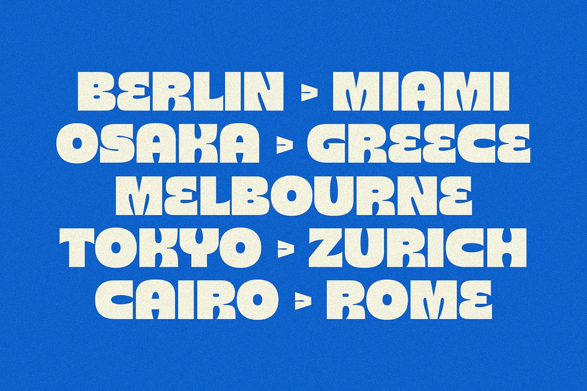 Tunnel - Bold Display Font, a Sans Serif Font by Pixesia Studio (Photo 6 of 15)