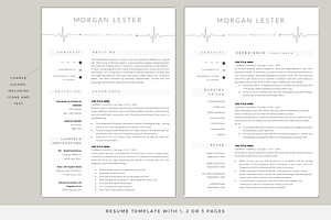 Professional Resume Template Nurse