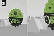 Promotional Shelf Sign Holder Mockup, an Advertising Mockup by SD Mockup (Thumbnail 2 of 4)