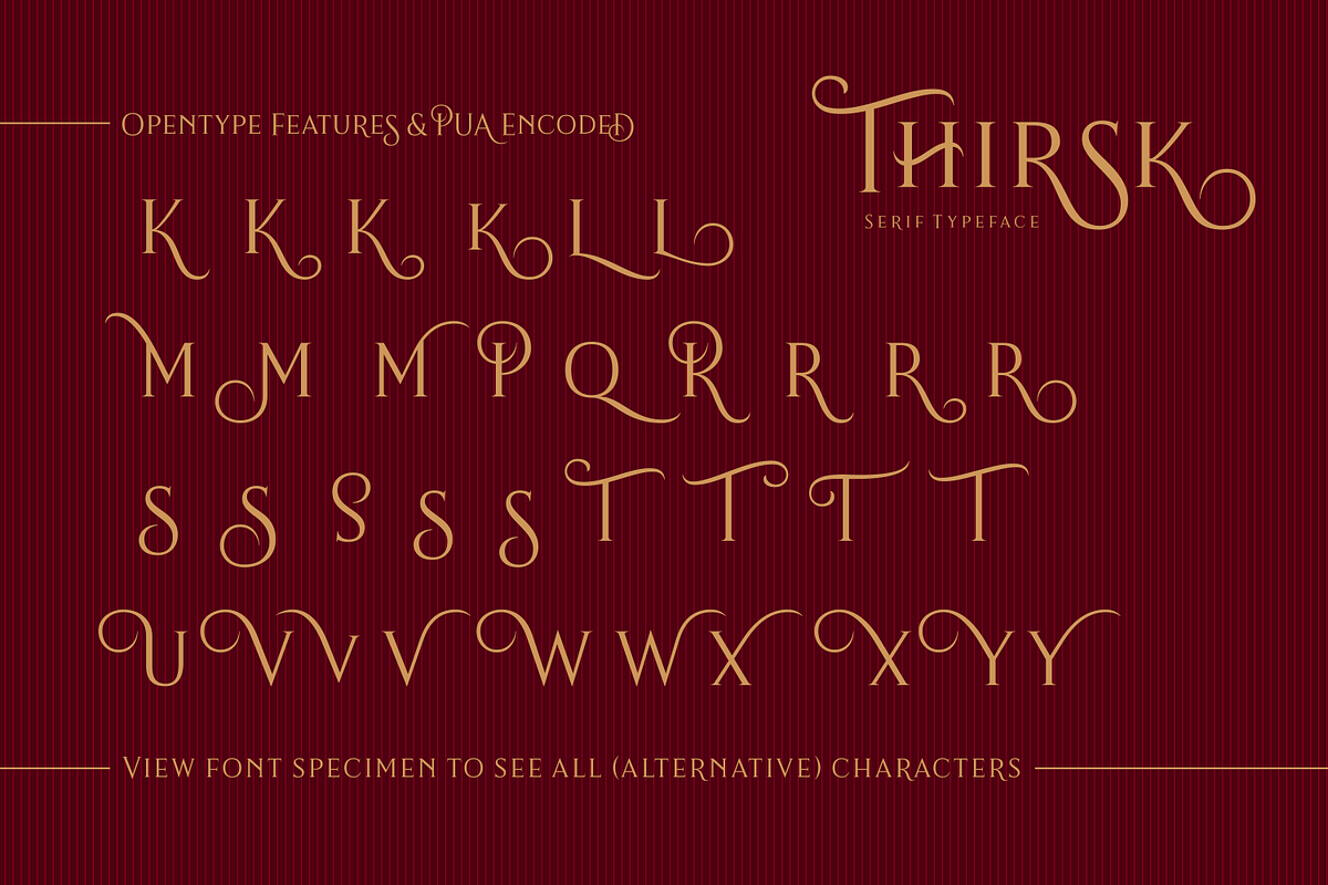 Thirsk - An Elegant Serif preview 8