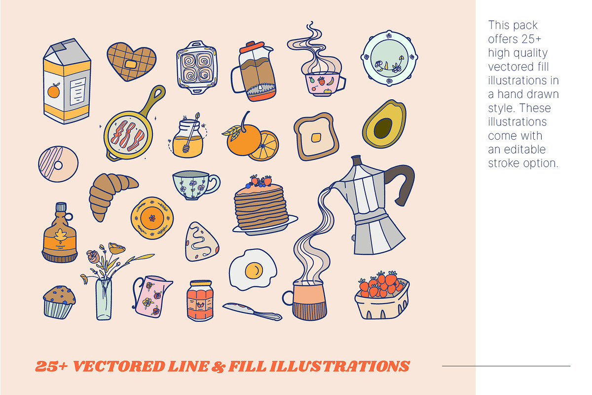 The Brunch Bunch Bundle, an Object Graphic by The Tattooed Illustrator (Photo 3 of 5)