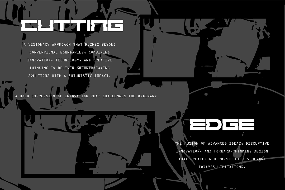 Fegand - Futuristic Display Font, a Sans Serif Font by Typeagle (Photo 7 of 10)