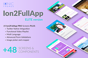 Ion2FullApp ELITE - Ionic Template, an App Template by IonicThemes (Thumbnail 2 of 3)