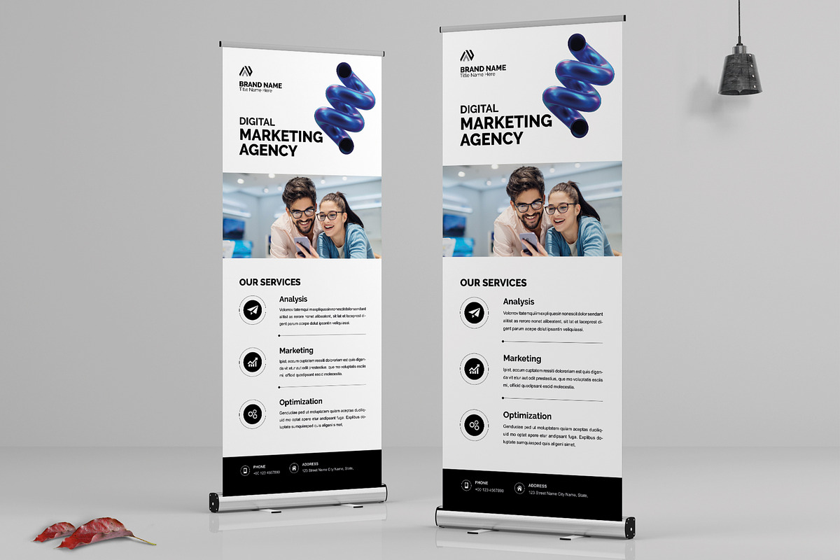 Corporate Roll Up Banner Design
