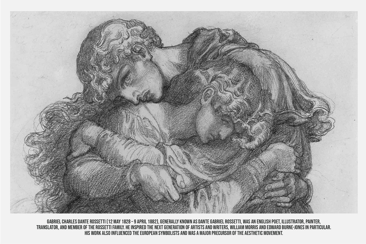 Dante Gabriel Rossetti Procreate Kit, a Brush Add-On by Digi Life (Photo 2 of 9)