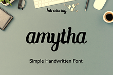 Amytha Modern Handwritten Font