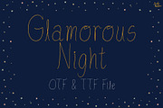 Glamorous Night | Handwriting font, a Handwritten Font by LivelyAutumn11.11 (Thumbnail 1 of 5)