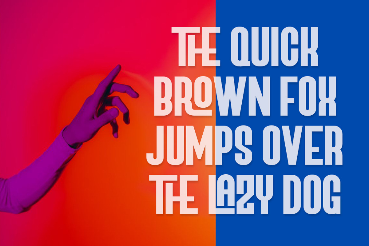 Theronked - Modern Ligature Sans, a Sans Serif Font by Almeera Std (Photo 5 of 10)
