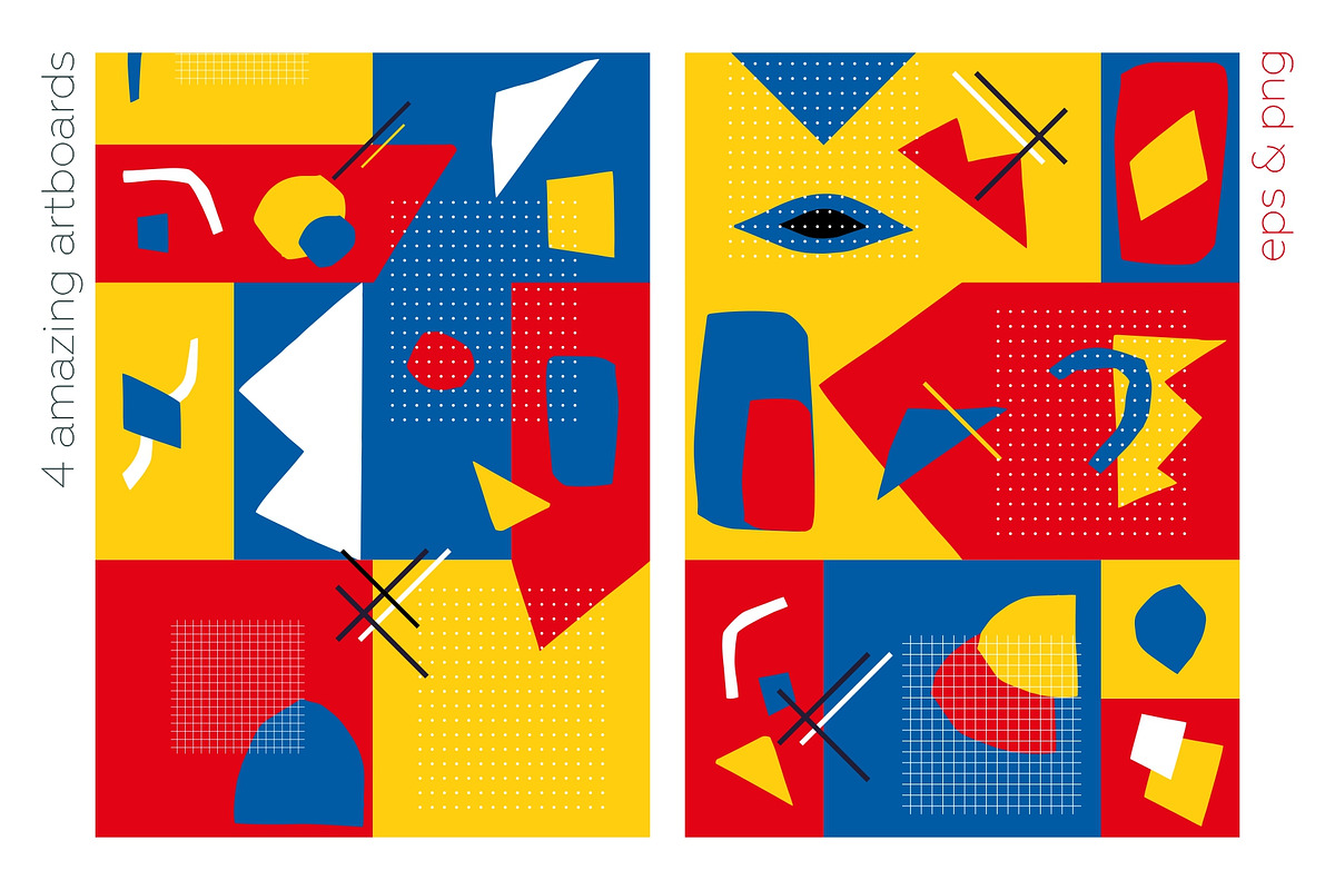 Playful Geometry Bundle!, a Pattern Graphic by lisa_kalev (Photo 22 of 24)