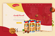 Just Foodies Landing Web Template, a Landing Page Template by PSDFY (Thumbnail 1 of 2)