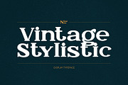 N Derex Display Font, a Serif Font by Creathift (Thumbnail 1 of 9)