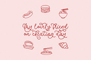 Picky Mother - Cute Monoline Font, a Script Font by Airotype (Thumbnail 3 of 12)