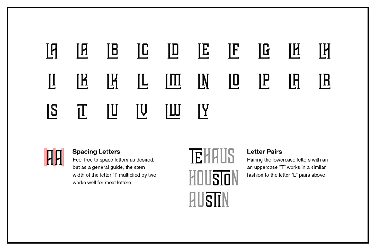TEHAUS Typeface preview 4