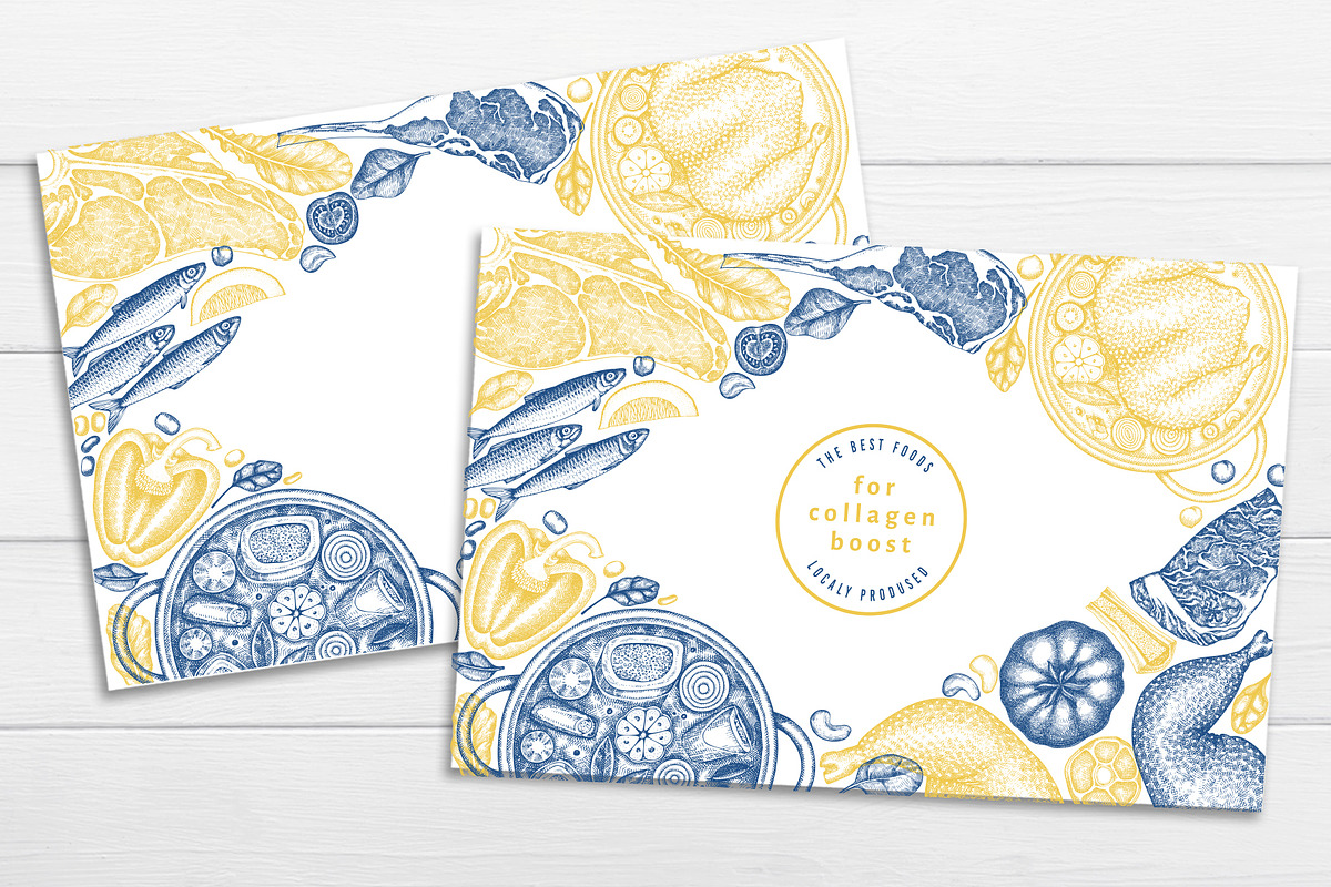 Collagen Diet Vector Collection, a Food Illustration by Lubov Illustrations Shop (Photo 7 of 8)
