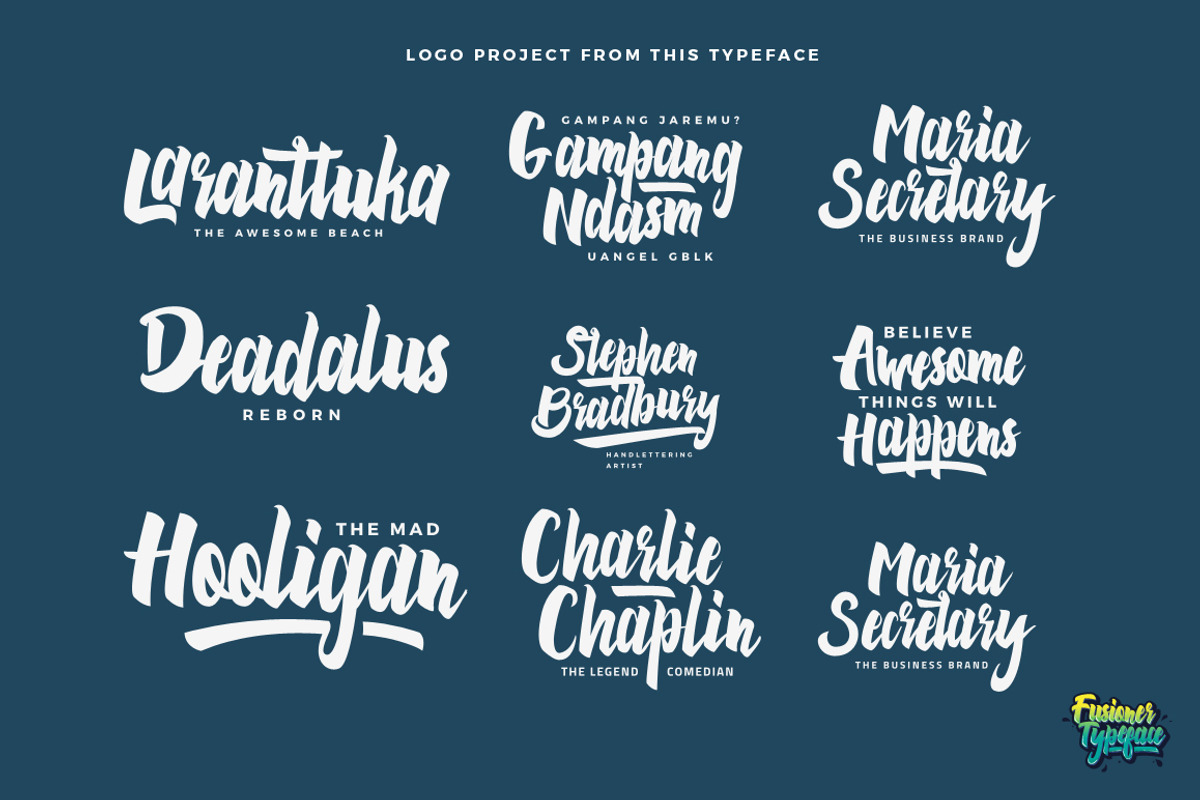 Fusioner Typeface (Intro Sale!) preview 4