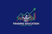 Trading Education Icon Logo Design, a Branding & Logo Template by Advateik ™ (Thumbnail 2 of 4)