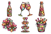 Happy New Year Clipart PNG, an Illustration by SinaCreation (Thumbnail 5 of 11)