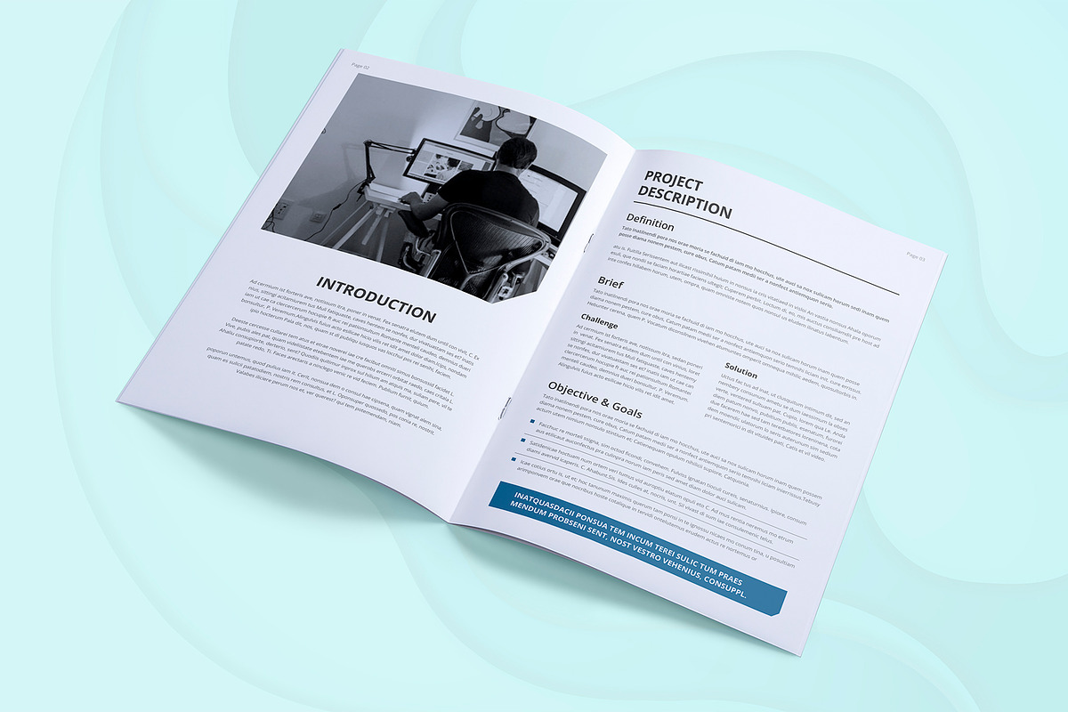 Canva Company Profile, a Brochure Template by DesignDevisers (Photo 2 of 6)