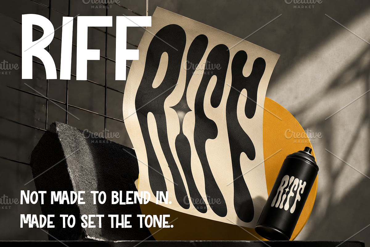 Riff-Regular-08-26, a Sans Serif Font by canve (Photo 2 of 3)