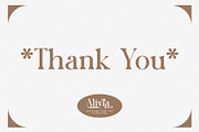 Alivia, a Serif Font by Muflieart (Thumbnail 10 of 10)