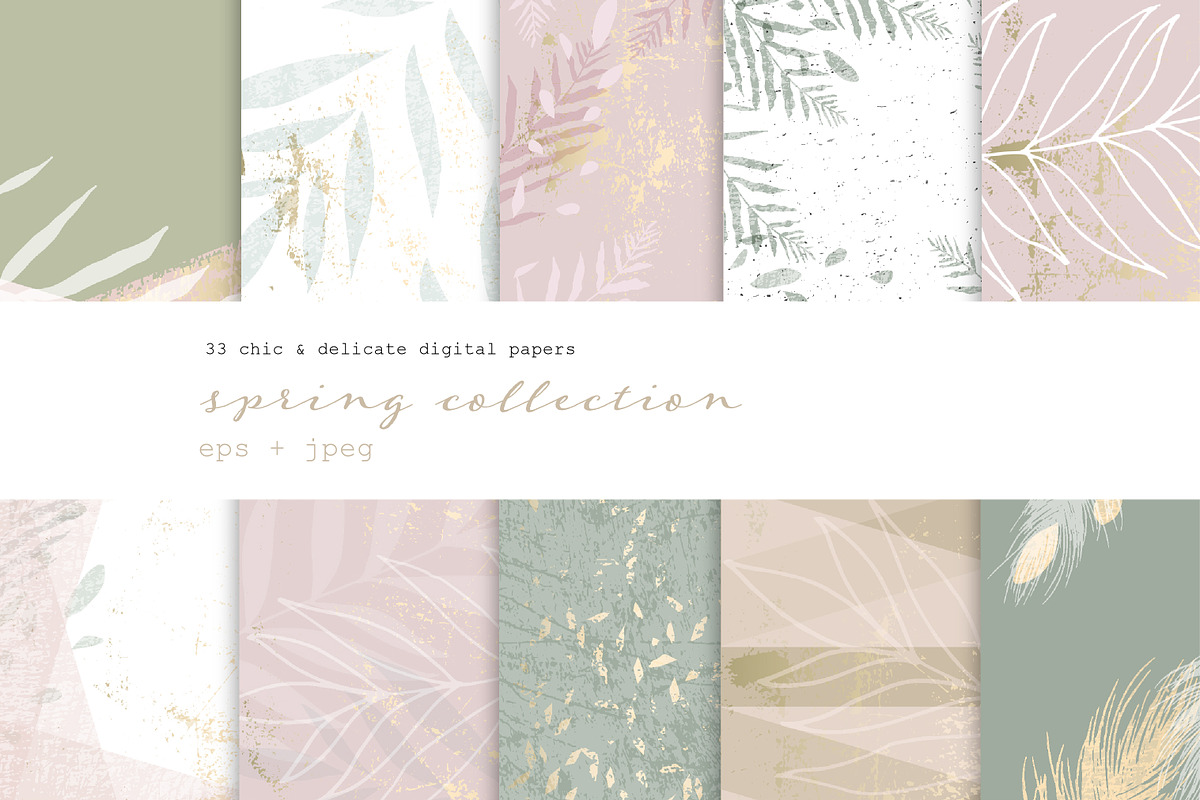 4 FLORAL SEASONS BUNDLE, a Texture Graphic by Anna Sokol (Photo 39 of 55)
