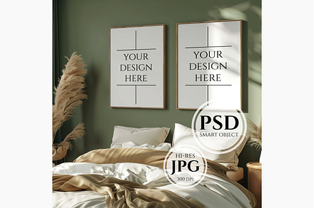 Frame Mockup, Wall Art Frame Mockup