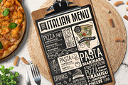 FREE! Trifold + Italian Food Menu, a Brochure Template by BarcelonaShop (Thumbnail 2 of 5)