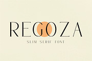 REGOZA//Typeface Slim Serif, a Serif Font by Kleffont Studio (Thumbnail 7 of 9)
