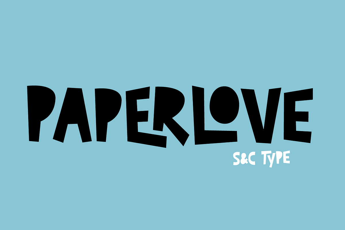 Paperlove Font, a Handwritten Font by S&C Type (Photo 1 of 10)