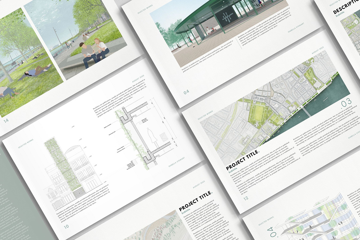 Architecture Portfolio Template, a Branding & Logo Template by Templits (Photo 7 of 10)