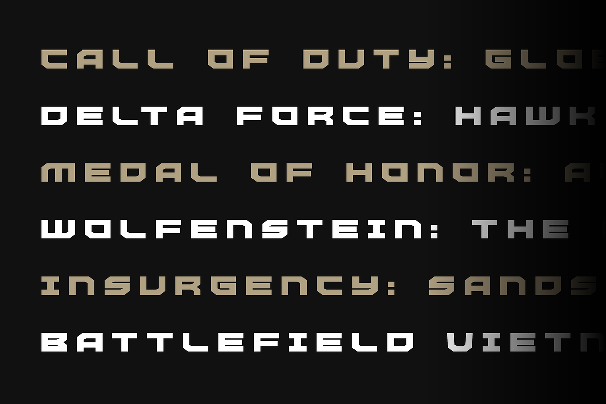 Missile An Army Inspired Typeface, a Sans Serif Font by alpercakici (Photo 10 of 14)