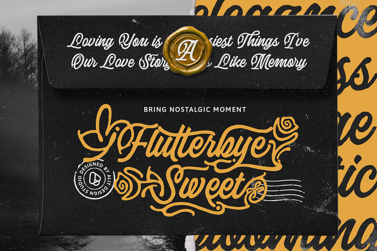 Botanica Whimsy Typeface, a Script Font by alit design (Photo 7 of 20)