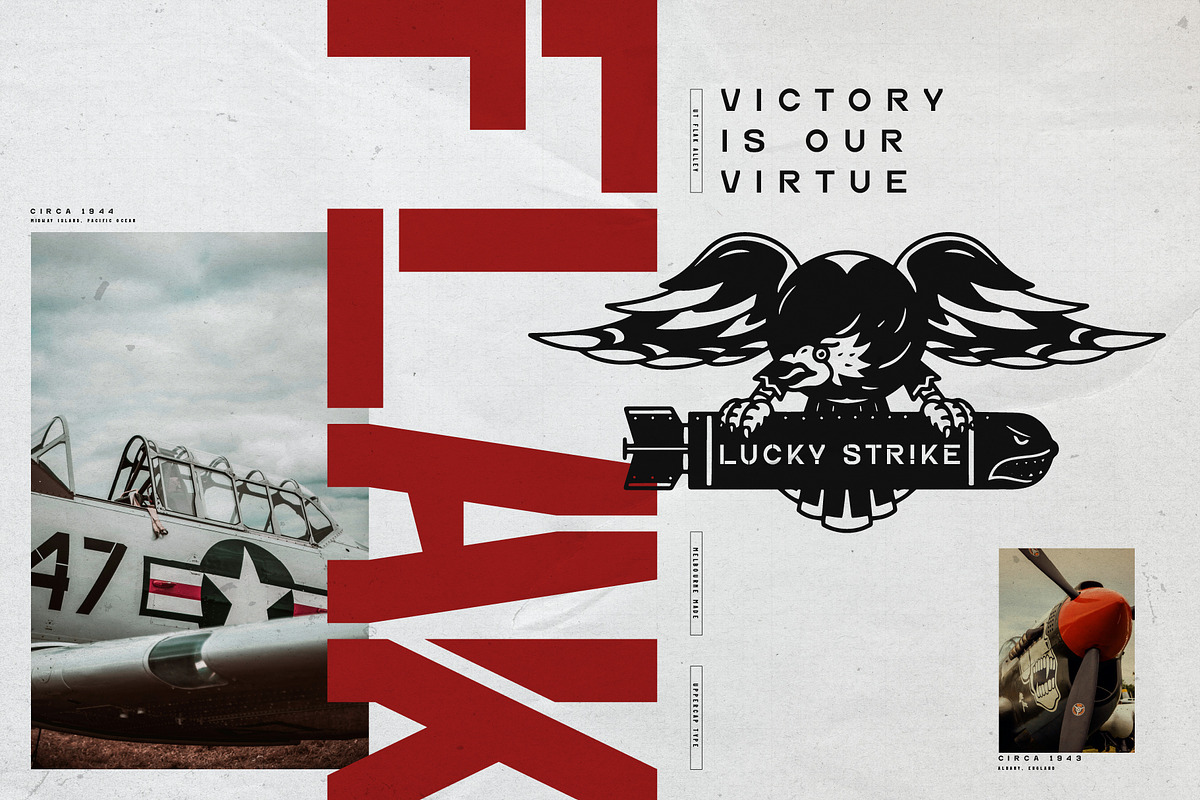 Flak Alley, a Sans Serif Font by UppercapType (Photo 11 of 13)